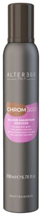 Alter Ego Chrom Ego Silver Maintain Mousse - Bezoplachová pěna pro blond vlasy 200 ml