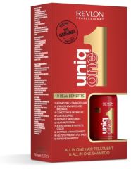 Revlon Professional Uniq One Duo Set - Bezoplachová péče 150 ml + šampon 100 ml Dárková sada