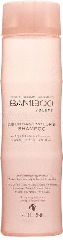 Alterna Bamboo Volume Abundant Volume Shampoo Sampon Pro Bohaty Objem 250 Ml Profesionalni Kosmetika
