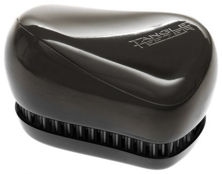 Tangle Teezer Compact Groomer Men Black - kompaktní kartáč na vlasy černo - šedý