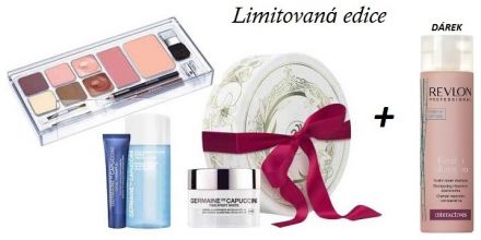 Germaine de Capuccini Timexpert White Art Beauty - Rozjasňující anti-agingový krém SPF 15 50 ml + Omlazující krém na oční okolí 15 ml + Odličovací pleťová voda 50 ml + Sada dekorativní kosmetiky Dárková sada