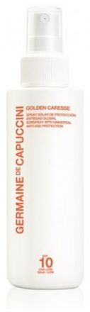 Germaine de Capuccini Golden Caresse Sport Spray With Universal Anti-Age Protection SPF10 - Opalovací sprej SPF10 125ml