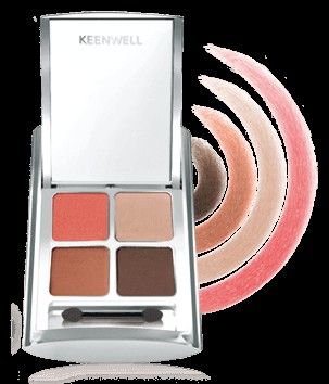 Keenwell Beauty Collections Arbah Shades - hedvábné oční stíny č.4 4x1g