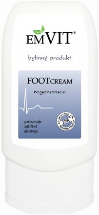 EmVit Foot Cream - Regenerační bylinný produkt s olejem z paprik a jalovce 100ml