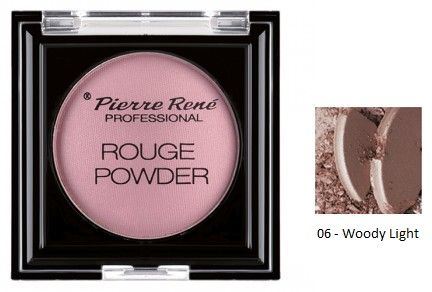 Pierre René Rouge powder Professional - Tvářenka č. 06 - Woody Light 8g