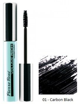 Pierre René Volume Rich Mascara - Objemová řasenka č. 01 - Carbon Black 10ml