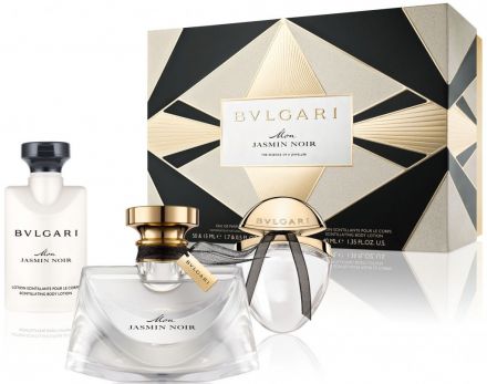 Bvlgari Mon Jasmin Noir - Parfémovaná voda 50 ml + EDP 15 ml + Tělové mléko 40 ml pro ženy Dárková sada