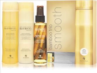 Alterna Bamboo Smooth Trio - Uhlazující šampon 250 ml + Uhlazující kondicionér 250 ml + Olej 125 ml Dárková sada