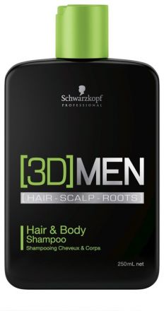 Schwarzkopf [3D] Mension Hair and Body Shampoo - Hair & Body šampon na vlasy i tělo 250ml