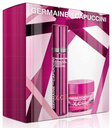 Germaine de Capuccini X.Cel Set - Pleťový krém 50ml + Pleťové sérum 50ml + Lak na vlasy 200ml Dárková sada