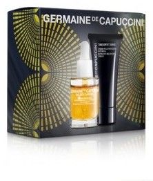 Germaine de Capuccini Summer Sada Tan Magnificent - Booster pro optimální opálení a regeneraci pleti 30ml + Denní regenerační krém Timexpert SRNS 50ml (tuba) Dárková sada
