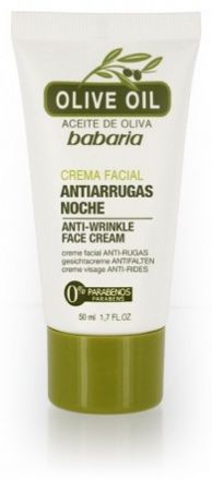 Babaria Olive Anti-Wrinkle Night Cream - Noční protivráskový krém 50ml