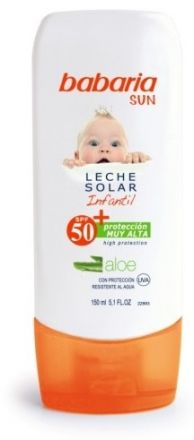 Babaria Sun Leche Solar Infantil - Hydratační dětská opalovací emulze SPF50 150 ml