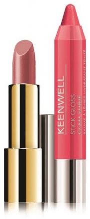 Keenwell Sun Set - Rtěnka Ultra Shine č.40 + Tyčinka Gloss Glam Shine č.1 Dárková sada