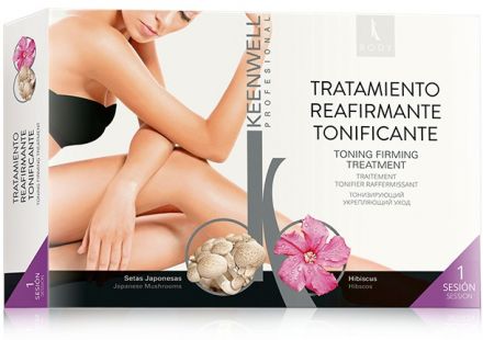 Keenwell Toning Firming Treatment - Zpevňující aktivní gel 12,5 ml + masážní krém 35 ml + modelující maska 2 x 150 g Dárková sada