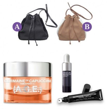 Germaine de Capuccini Timexpert C+ (A.G.E.) Vánoční sada - Multi-korekční krém 50 ml +oční krém 15 ml + noční reparační sérum 15 ml + kabelka Dárková sada
