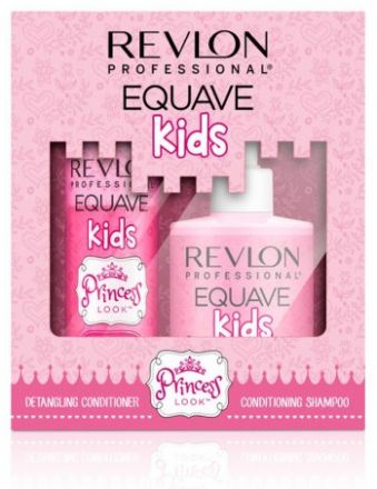 Revlon Professional Equave Instant Beauty Princess Kids Sada - Dětský šampon 300 ml + Dětský neoplachující kondicionér 200 ml Dárková sada