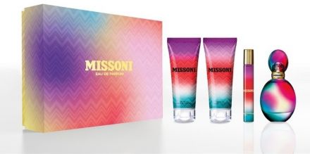 Missoni Pour Femme Sada - EDP 50 ml + tělové mléko 50 ml + sprchový gel 50 ml + travel spray 10 ml Dárková sada