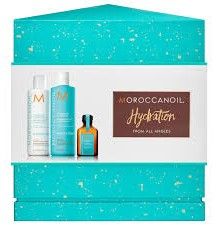 Moroccanoil Hydration sada - Hydratační šampon 250 ml + kondicionér 250 ml + olej 25 ml Dárková sada