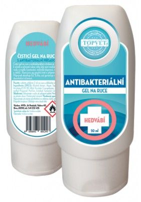 Topvet Antibakteriální gel na ruce Hedvábí 50 ml