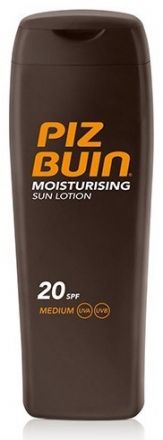 Piz Buin Moisturising Sun Lotion SPF 20 Medium - Hydratační mléko na opalování 200 ml