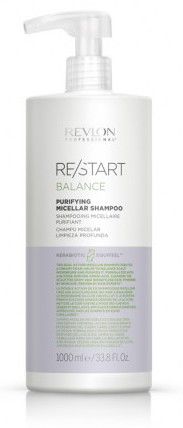 Revlon Professional Restart Balance Purifying Micellar Shampoo - Čistící micelární šampon na mastné vlasy 1000 ml