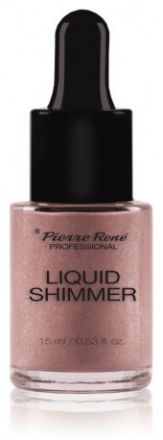 Pierre René Liquid Shimmer - Rozjasňující sérum č. 02 Rose Gold 15 ml