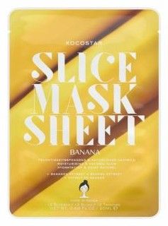 Kocostar Mask Sheet Banana - Pleťová maska banán 10 ks