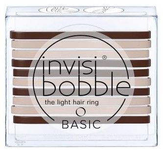 Invisibobble Basic Mocca And Cream - Jemné gumičky do vlasů 10 ks
