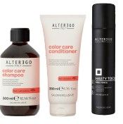 Alter Ego Color Care Letní Set - Šampon pro barvené vlasy 300 ml + kondicionér pro barvené vlasy 200 ml + lak na vlasy 100 ml Dárková sada
