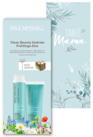 Paul Mitchell Clean Beauty Hydrate Jarní Duo - Šampon 250 ml + kondicionér 250 ml Dárková sada