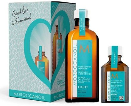 Moroccanoil Treatment Light Sada - Olejová péče Light 25 ml + olejová péče light 100 ml Dárková sada