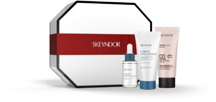 Skeyndor Power Hyaluronic Suchá Pleť Vánoční sada - Krém 50 ml + booster 30 ml + DD krém 01 40 ml Dárková sada