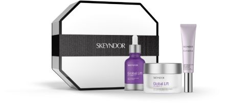 Skeyndor Global Lift Smíšená Pleť Vánoční Sada - Emulze 50 ml + elixír 30 ml + krém na oční okolí Corrective 15 ml Dárková sada