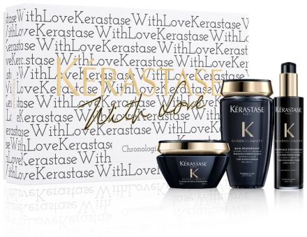 Kérastase Chronologiste Vánoční Sada - Šampon Chronologiste 250 ml + maska 200 ml + termoochranná péče 150 ml Dárková sada