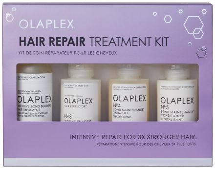 Olaplex Hair Repair Treatment Kit - Vlasová kúra No. 3 100 ml + sérum No 0 155 ml + šampon No. 4 100 ml + kondicionér No.5 100 ml Dárková sada
