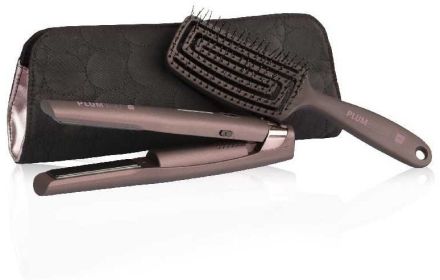 Labor Pro Plum&Go Travel Kit - Bezdrátová žehlička + Kartáč na vlasy + Pouzdro Dárková sada