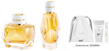 MontBlanc Signature Absolue Set - EDP 90ml + EDP 30ml + Cestovní miniset Dárková sada