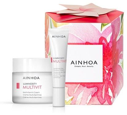 Ainhoa Multivit Normální Pleť Set - Multivitamínový krém 50 ml + krém na oční okolí 15 ml Dárková sada