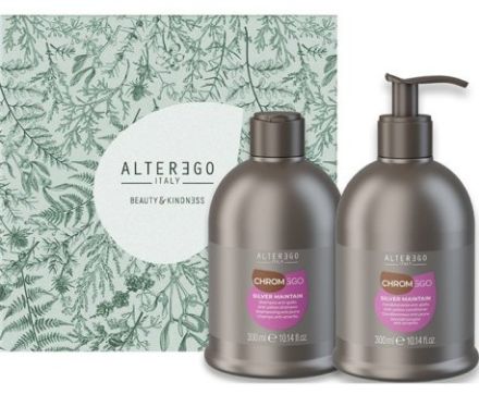 Alter Ego Silver Maintain Vánoční Set - Šampon 300 ml + kondicionér 300 ml Dárková sada
