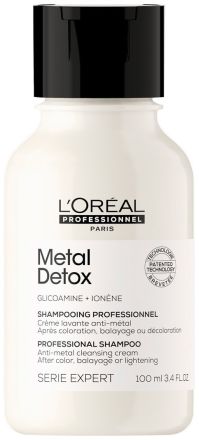 L´oréal Professionnel Serie Expert Metal Detox Shampoo - Čistící šampon 100 ml Cestovní balení