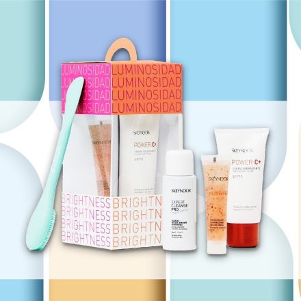 Skeyndor Power C+ Summer Pack - Krém 50 ml + vitamínová esence 50 ml + maska 15 ml + špachtle Dárková sada