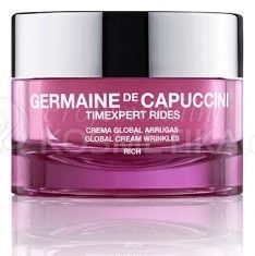 Germaine de Capuccini Rides New Global Cream Wrinkles Rich - Pleťový krém proti vráskám pro suchou pleť 50 ml Poškozený obal