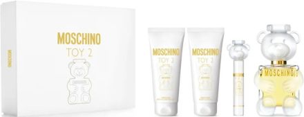 Moschino TOY 2 Vánoční Set - EDP 100 ml + EDP 10 ml + tělové mléko 100 ml + sprchový gel 100 ml Dárková sada