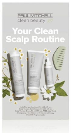 Paul Mitchell Clean Beauty Scalp Therapy Set - Šampon 250 ml + kondicionér 250 ml + sérum 50 ml Dárková sada
