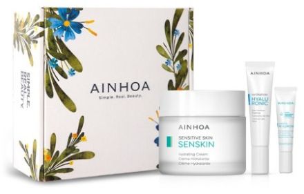 Ainhoa Senskin Letní Set - Hydratační krém 50 ml + oční krém 15 ml + kyselina hyaluronová 10 ml Dárková sada