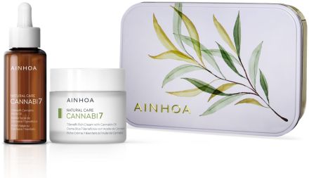Ainhoa Cannabi7 Rich Set - Bohatý krém 50 ml + konopný olej 50 ml Dárková sada