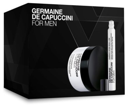 Germaine de Capuccini For Men Set - Hydratační krém 50 ml + roll-on oční sérum 10 ml Dárková sada