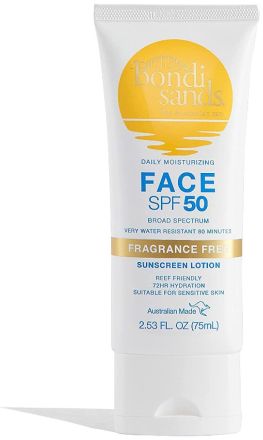 Bondi Sands SPF 50+ Face Fragrance Free - Opalovací krém na obličej bez parfemace SPF 50+ 75 ml