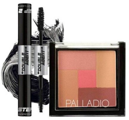 Palladio Vánoční Set III. - Řasenka + Mozaiková tvářenka 8g Dárková sada